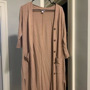 J Jill lightweight cardigan with half sleeves